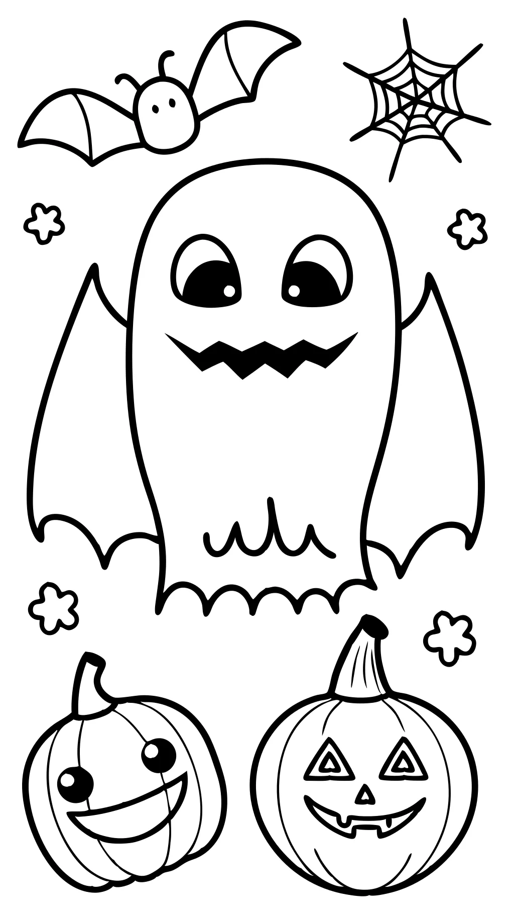 Páginas para colorear gratis Halloween imprimible